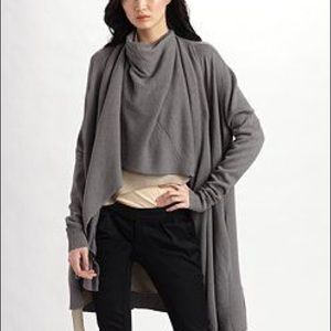 JNBY Elegant Rock Scarf Neck Sweater Middle Grey